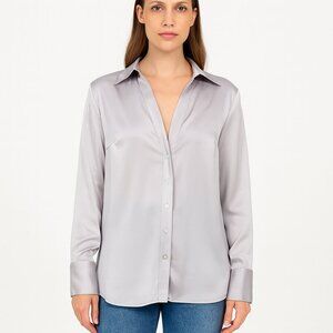 NWT Guess Floriane Shirt Silky Size XS With Belt